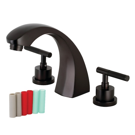 Kingston Brass KS4365CKL Roman Tub Faucet, Oil Rubbed Bronze KS4365CKL